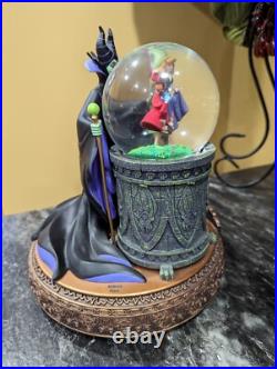 Disney Maleficent Musical Rotating Snow a night on bald mountain PERFECT COND
