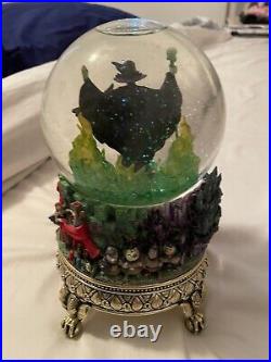 Disney Maleficent Sleeping Beauty Snow Globe, Masters of Animation Marc Davis