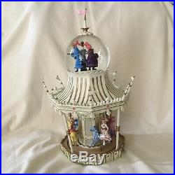 Disney Mary Poppins CAROUSEL JOLLY HOLIDAY Musical Box Figurines Snowglobe