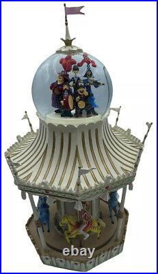 Disney Mary Poppins Jolly Holiday Carousel Snow Globe RARE In Original Box