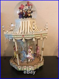 Disney Mary Poppins Jolly Holiday Carousel Snow Globe-read Description