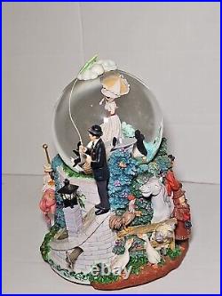 Disney Mary Poppins Snow Globe Let's Go Fly A Kite Julie Andrews READ