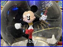 Disney Mickey And Friends Musical LED Castle Share A Dream Come True Snow Globe