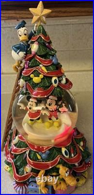 Disney Mickey And Friends Radko Holiday Snow-globe #95693