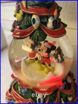 Disney Mickey And Friends Radko Holiday Snow-globe #95693