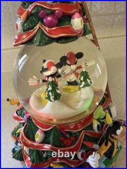 Disney Mickey And Friends Radko Holiday Snow-globe #95693