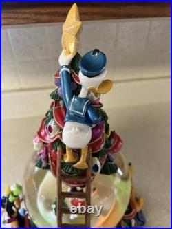 Disney Mickey And Friends Radko Holiday Snow-globe #95693