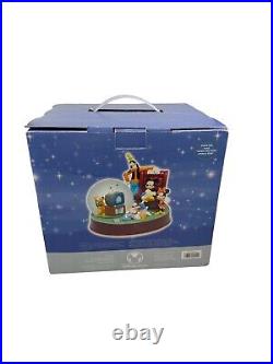 Disney Mickey And Friends TV TIME Snow globe When You Wish Upon A Star WithBox