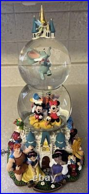Disney Mickey Double Snow-globe In Boxes #24148 Just Opened To List