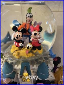 Disney Mickey Double Snow-globe In Boxes #24148 Just Opened To List