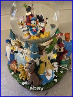 Disney Mickey Double Snow-globe In Boxes #24148 Just Opened To List
