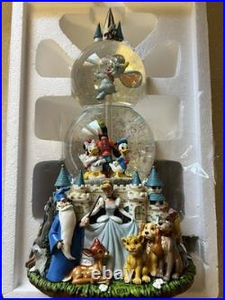 Disney Mickey Double Snow-globe In Boxes #24148 Just Opened To List