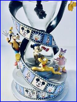 Disney Mickey Fab 5 Film Movie Hourglass Snow Globe RARE READ DESCRIPTION