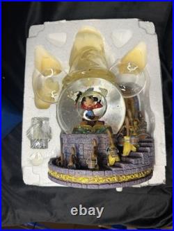 Disney Mickey Fantasia Music Box Snow globe Sorcerer's Apprentice Hat NEW MIB