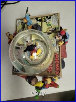 Disney Mickey& Friends Comic Strip Artists Mickey Mouse March Snow Globe RARE