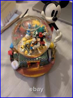 Disney Mickey Mouse 100 Years Of Magic Light Up Musical Snow Globe