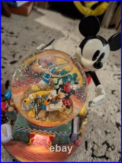 Disney Mickey Mouse 100 Years Of Magic Light Up Musical Snow Globe