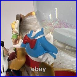 Disney Mickey Mouse 75th Anniversary Steamboat Musical Snow Globe Some Broken Pc Disney Mickey Mouse 75th Anniversary Steamboat Musical Snow Globe Some Broken Pc