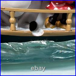 Disney Mickey Mouse 75th Anniversary Steamboat Musical Snow Globe Some Broken Pc Disney Mickey Mouse 75th Anniversary Steamboat Musical Snow Globe Some Broken Pc