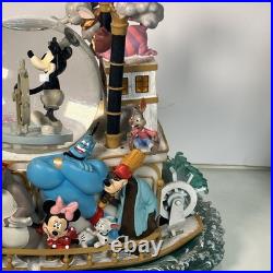 Disney Mickey Mouse 75th Anniversary Steamboat Musical Snow Globe Some Broken Pc Disney Mickey Mouse 75th Anniversary Steamboat Musical Snow Globe Some Broken Pc
