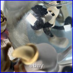Disney Mickey Mouse 75th Anniversary Steamboat Musical Snow Globe Some Broken Pc Disney Mickey Mouse 75th Anniversary Steamboat Musical Snow Globe Some Broken Pc