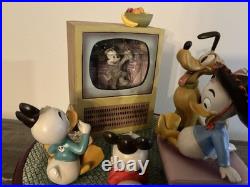 Disney Mickey Mouse Club 50th Anniversary Snow globe Rare Donald Duck