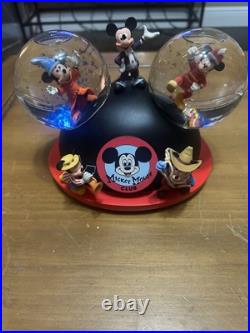 Disney Mickey Mouse Club Musical Snow Globe Mickey Mouse March Original Package Disney Mickey Mouse Club Musical Snow Globe Mickey Mouse March Original Package