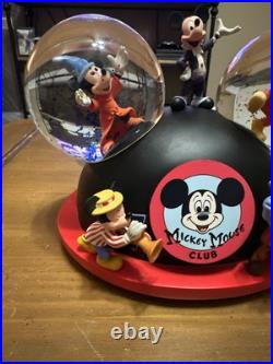 Disney Mickey Mouse Club Musical Snow Globe Mickey Mouse March Original Package Disney Mickey Mouse Club Musical Snow Globe Mickey Mouse March Original Package