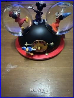 Disney Mickey Mouse Club Musical Snow Globe Mickey Mouse March Original Package Disney Mickey Mouse Club Musical Snow Globe Mickey Mouse March Original Package