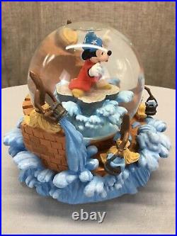 Disney Mickey Mouse Fantasia Musical Snow Globe