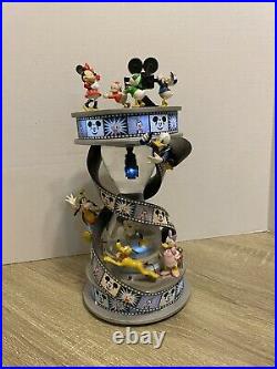 Disney Mickey Mouse & Friends Fab 5 Movie Film Lighted Hourglass Snowglobe withbox