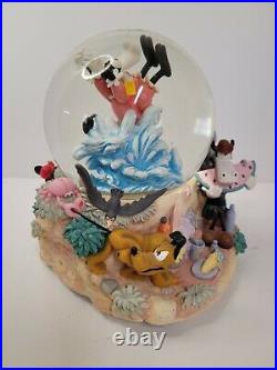Disney Mickey Mouse Minnie, Horace Clarabelle Beach Snow Globe Musical Retired