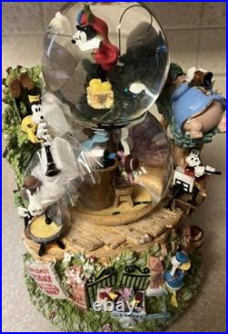 Disney Mickey Mouse Silly Symphonies Band Concert Double Snow Globe #95214