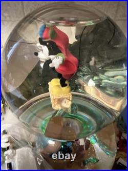 Disney Mickey Mouse Silly Symphonies Band Concert Double Snow Globe #95214