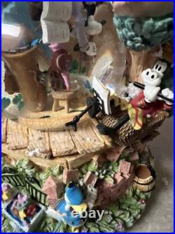 Disney Mickey Mouse Silly Symphonies Band Concert Double Snow Globe #95214