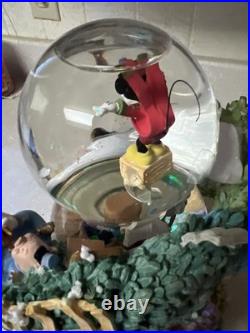 Disney Mickey Mouse Silly Symphonies Band Concert Double Snow Globe #95214