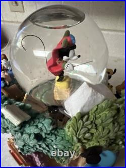Disney Mickey Mouse Silly Symphonies Band Concert Double Snow Globe #95214