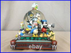 Disney Mickey and His Friends Silver Screen Debut Snow Globe Collectible Rare