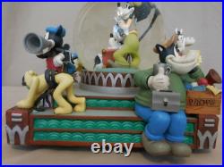 Disney Mickey and His Friends Silver Screen Debut Snow Globe Collectible Rare