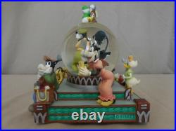 Disney Mickey and His Friends Silver Screen Debut Snow Globe Collectible Rare