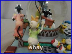 Disney Mickey and His Friends Silver Screen Debut Snow Globe Collectible Rare