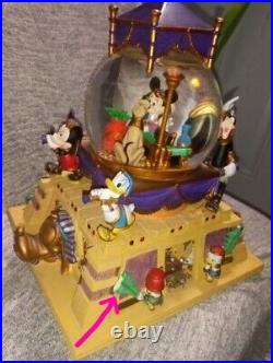 Disney Minnie Yoo Hoo Musical Cleopatra Egyptian Mickey Goofy Donald Snow Globe