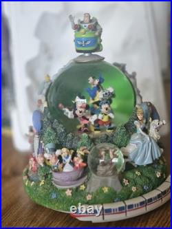 Disney Monorail Snow Globe with Mickey & Minnie all Characters