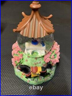 Disney Mulan & Mushu Reflections Musical Snow Globe Retired And Rare