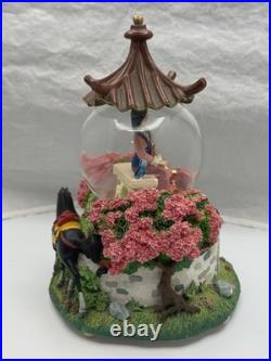 Disney Mulan Snow Globe Music Box Discontinued'Reflections' (Working)