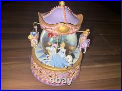 Disney Multi Princess Carousel Snow Globe So This Is Love 1948 Walt Disney RARE
