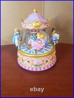 Disney Multi Princess Carousel Snow Globe So This Is Love 1948 Walt Disney WithBox