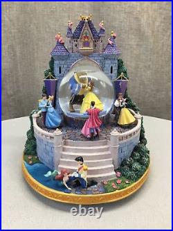 Disney Multi Princess Dancing Snow Globe LARGE