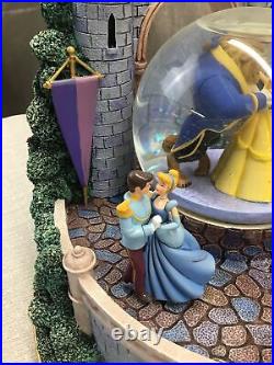 Disney Multi Princess Dancing Snow Globe LARGE
