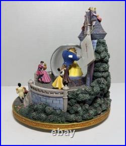 Disney Multi Princess Dancing Snow Globe Once Upon a Dream Rotating Music Box